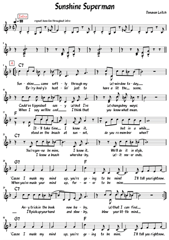 Sheet Music